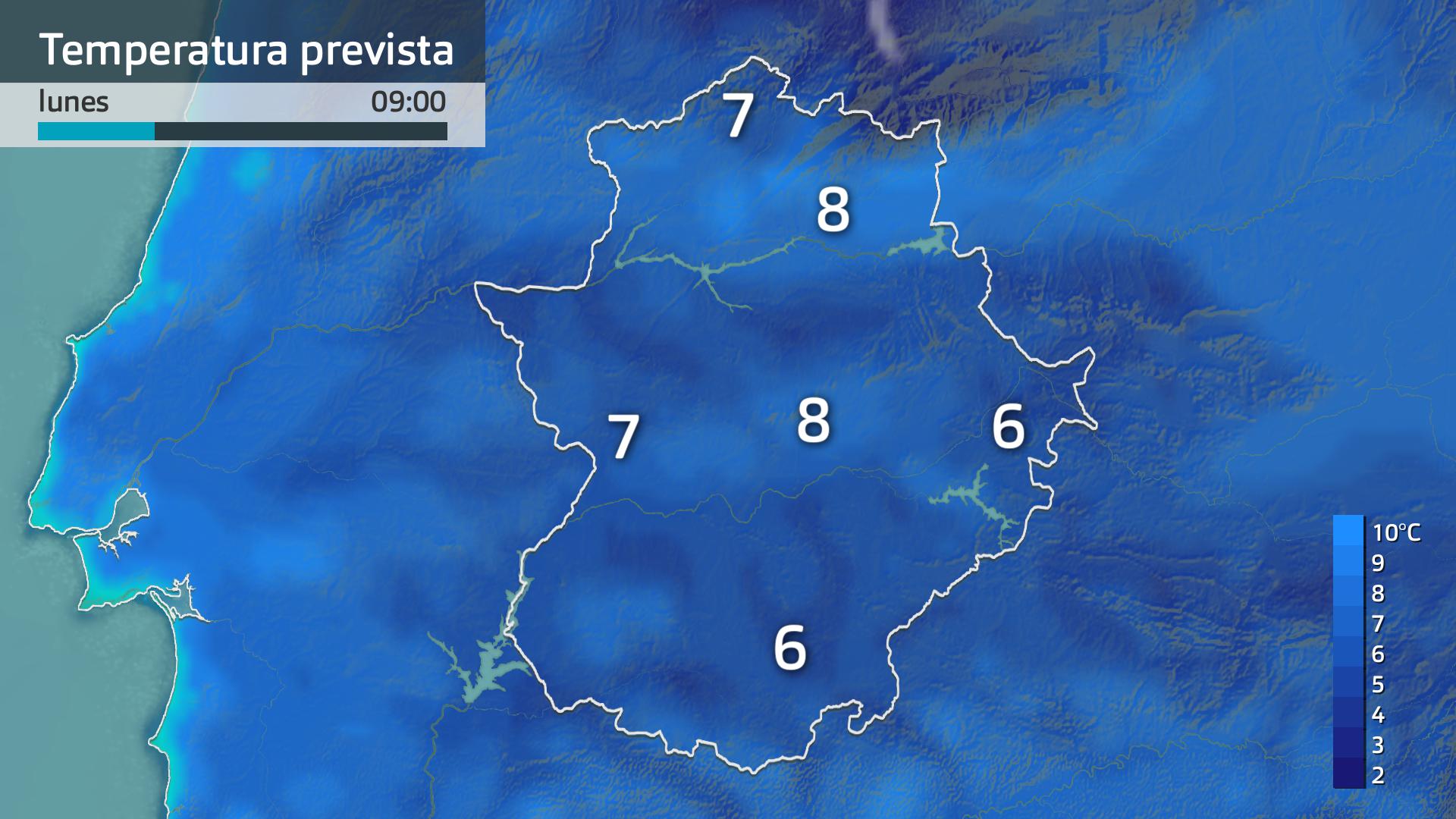 Temperatura mínima prevista