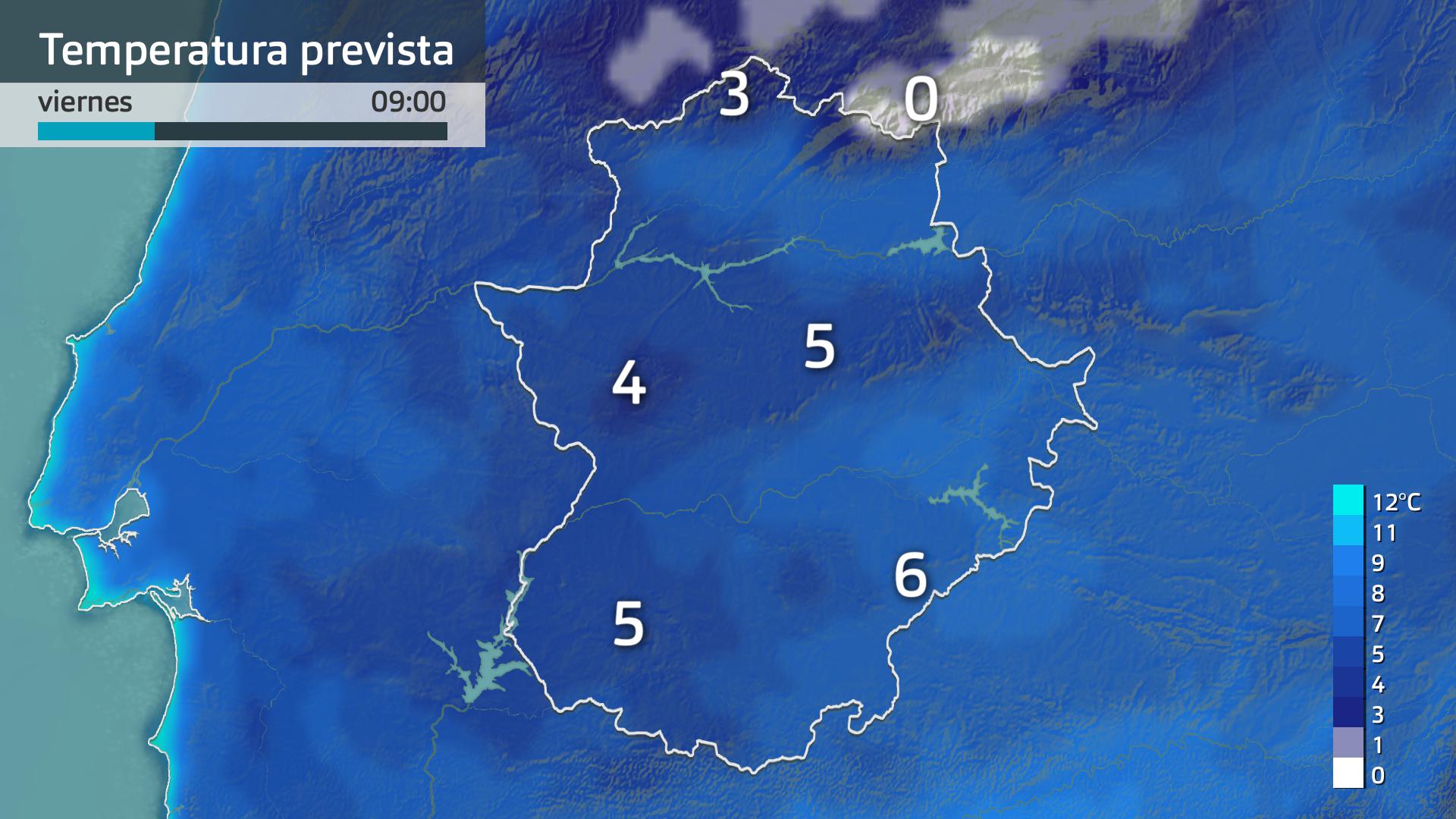 Temperatura mínima prevista