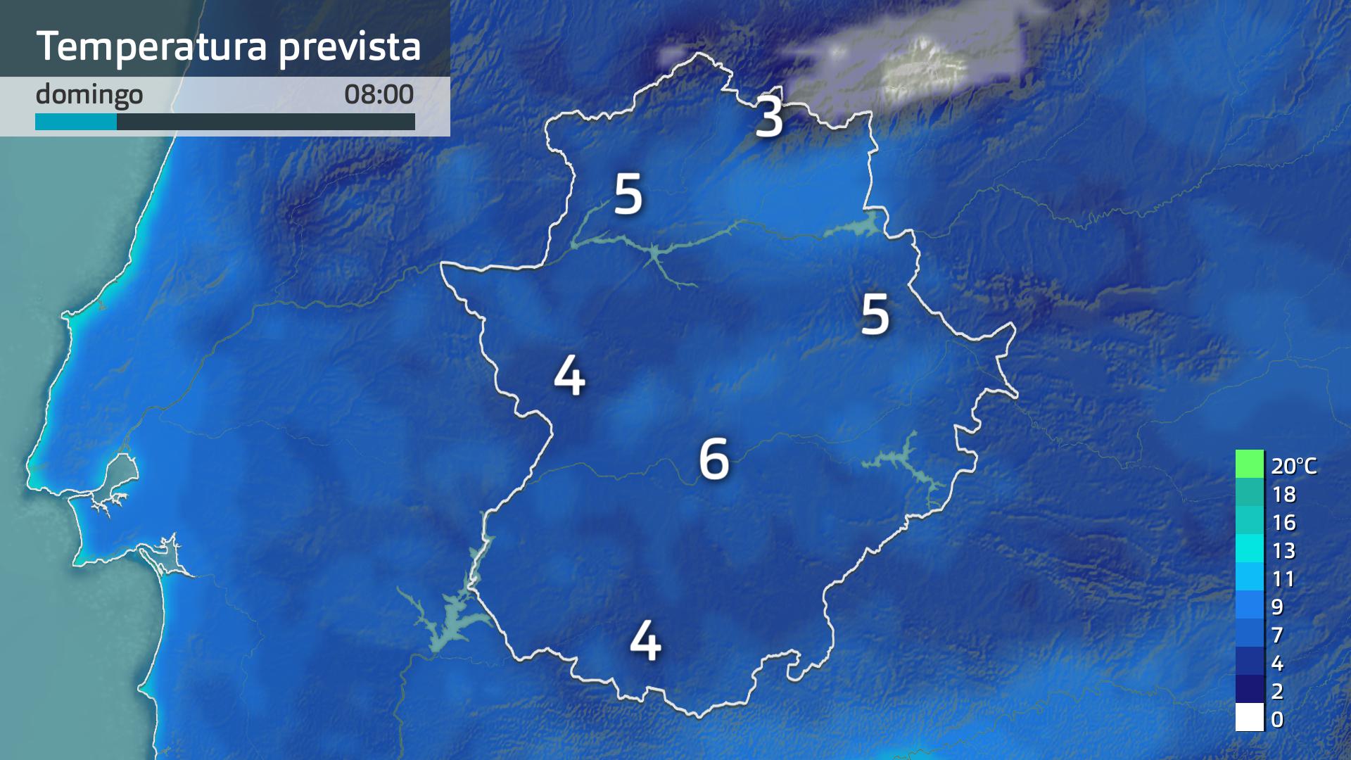Temperatura mínima prevista
