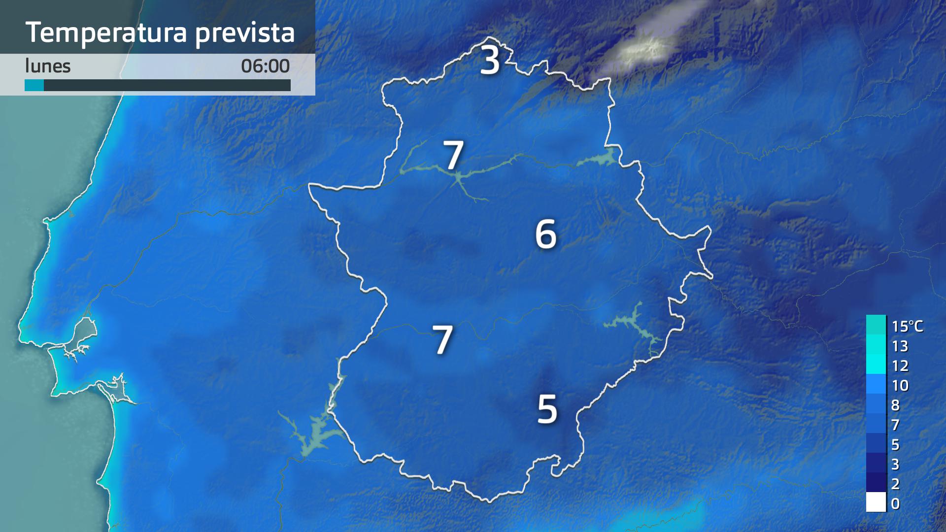 Temperatura mínima prevista