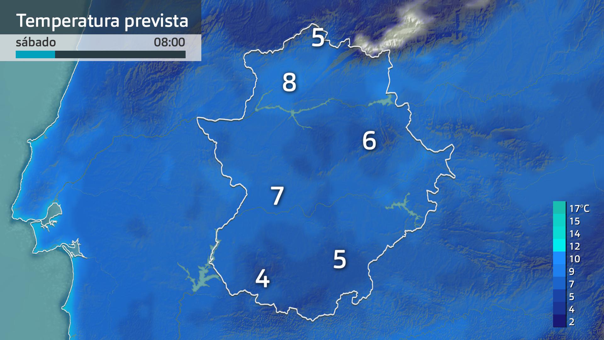Temperatura mínima prevista