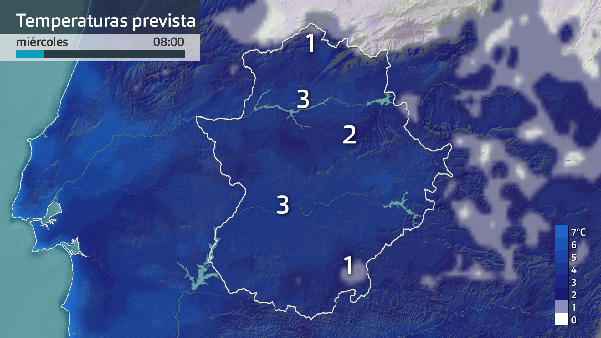 Temperatura mínima prevista