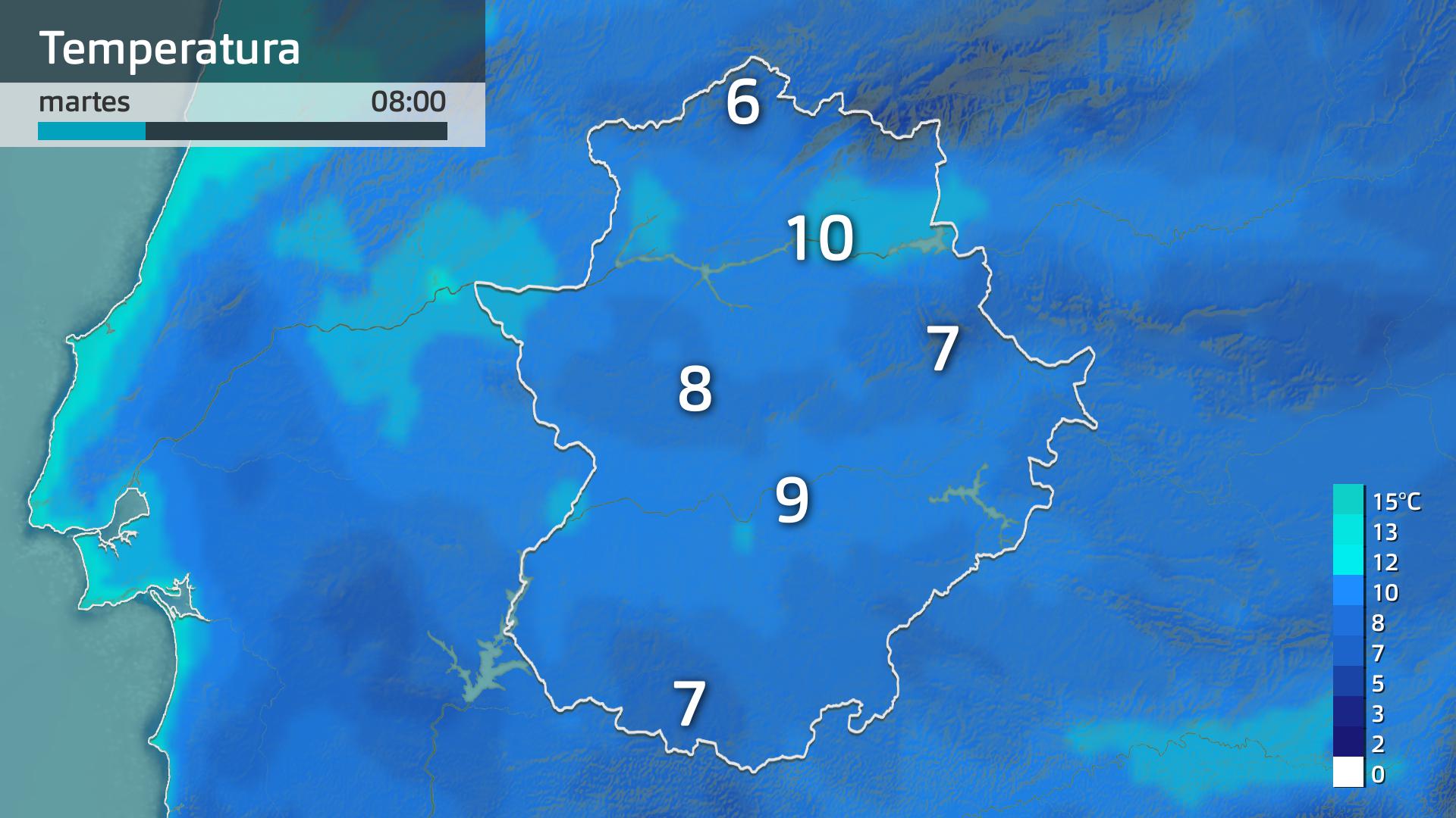 Temperatura mínima prevista