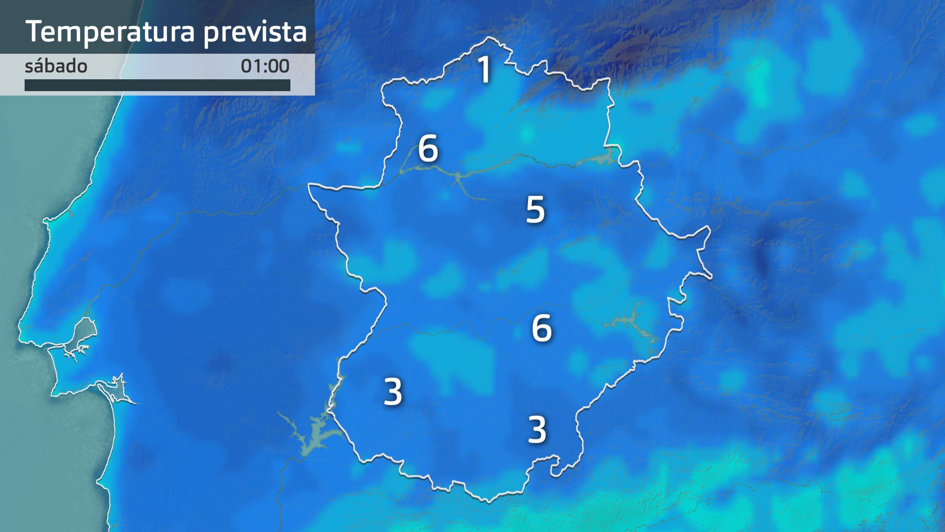 Temperatura mínima prevista