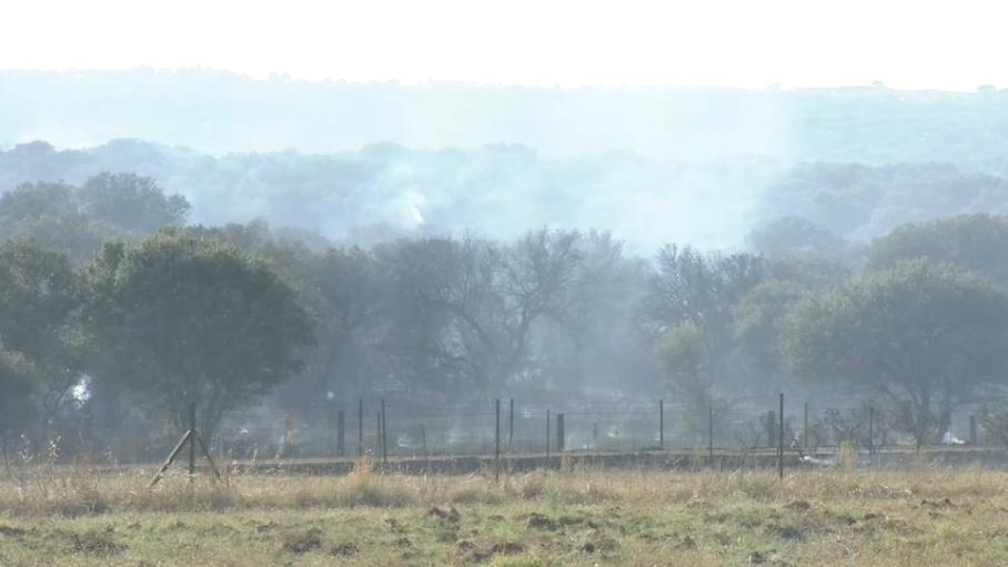 Incendio en Peraleda de la Mata