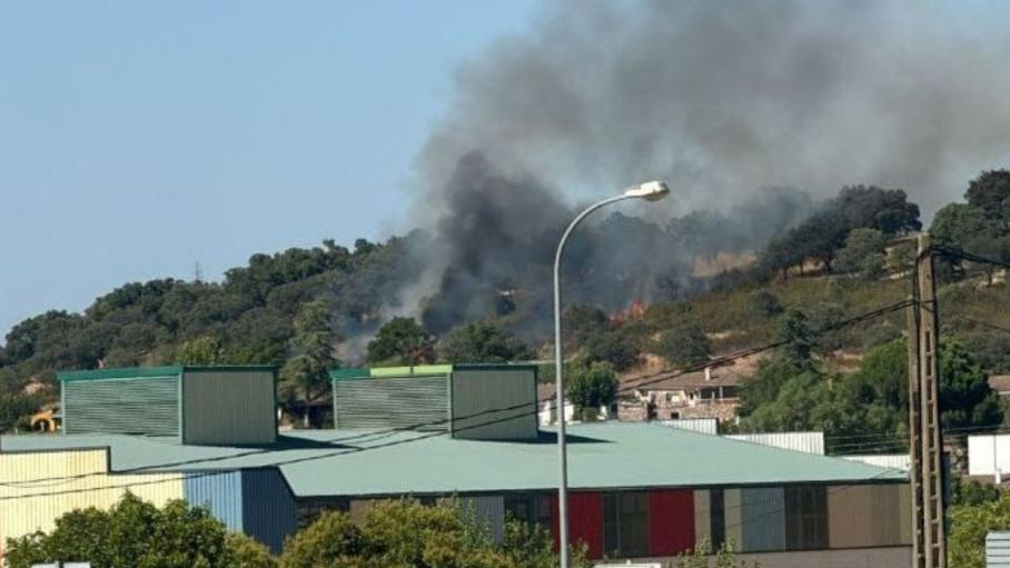 Incendio en Valdecaballeros