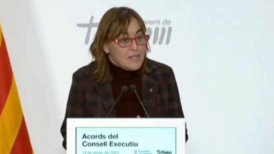 La consellera de Territorio, Vivienda y Transición Ecológica y portavoz del Govern de Cataluña, Sílvia Paneque