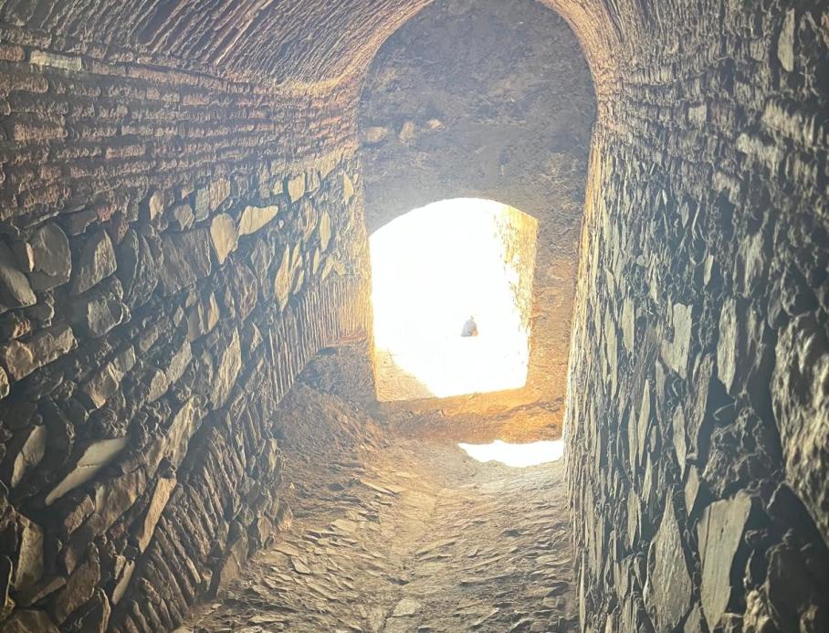 Hallado un pasadizo en el Jardín Histórico del Museo de Cáceres durante las obras de restauración