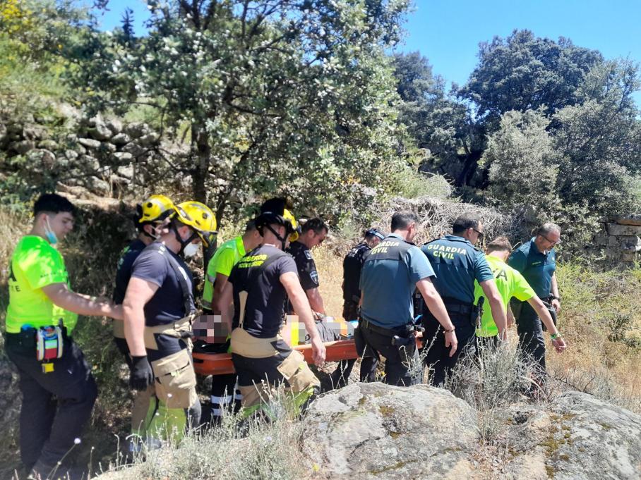 Rescate de un senderista