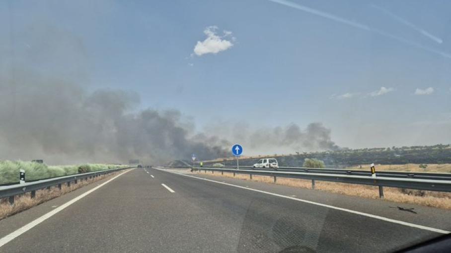 Desactivado el Nivel 1 de emergencia por el incendio declarado en Fuente de Cantos