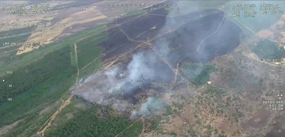 Incendio en Valdecaballeros