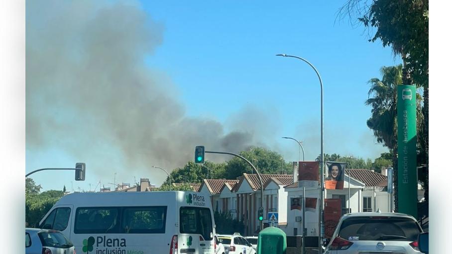 Detenido un hombre de 47 años en Mérida por su presunta relación con un incendio