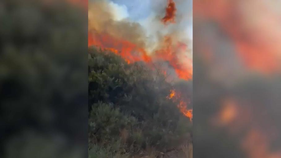 El incendio de Jarilla entra en Salamanca y se encuentra en la zona alta de Candelario