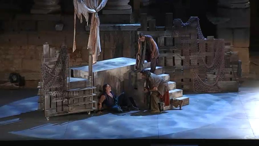 La escenografía está inspirada en el barco de Jasón