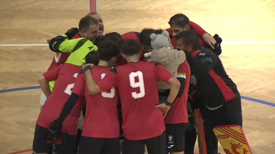 Jugadores del Hockey Club Burguillos en la temporada 2025-2026