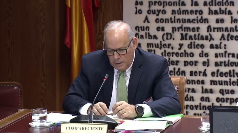 El consejero delegado de Iberdrola, Mario Ruiz-Tagle, comparece ante la Comisión de Investigación sobre el apagón, en el Senado