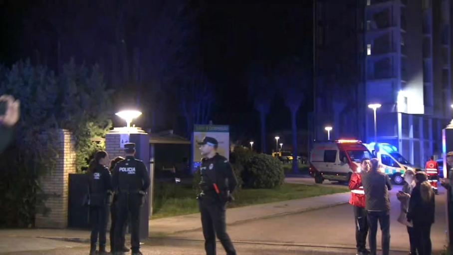 Sanitarios en la Residencia de Mayores La Granadilla de Badajoz