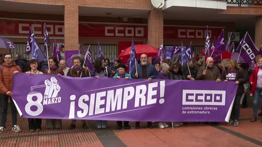 Comisiones Obreras en Extremadura reivindica el 8M