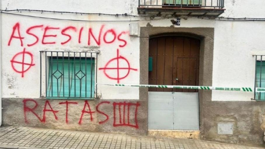 Vivienda de los dos vecinos detenidos por la desaparición y muerte de Francisca Cadenas, en la mañana del sábado 14 de marzo de 2026