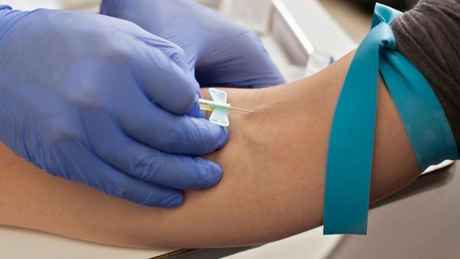 Donación de sangre en la región en una imagen de archivo