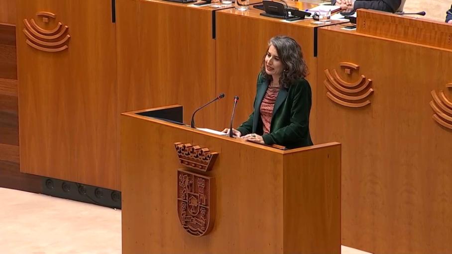 Irene de Miguel, portavoz de Unidas por Extremadura en la Asamblea. 