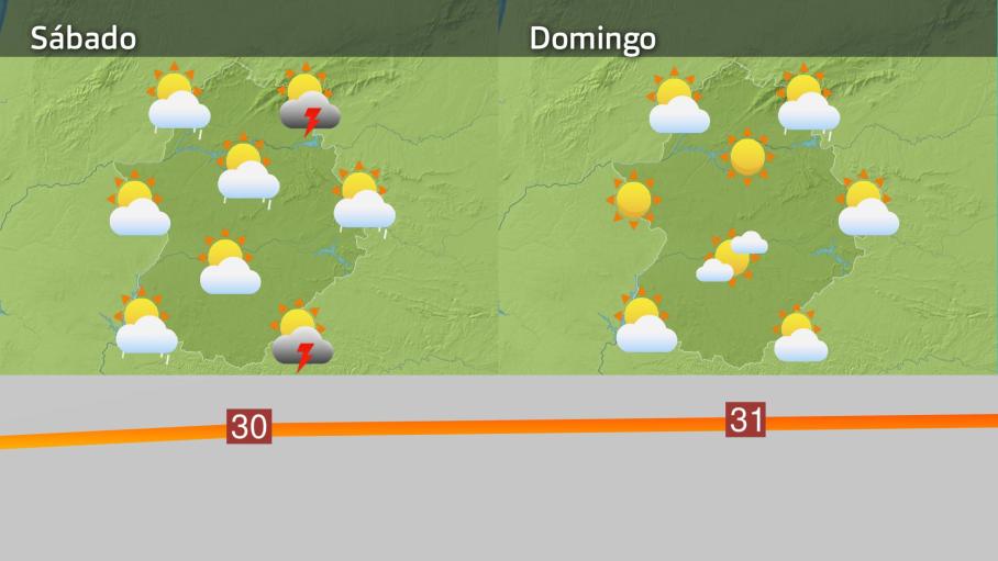 Mapa de previsión del 25 de abril