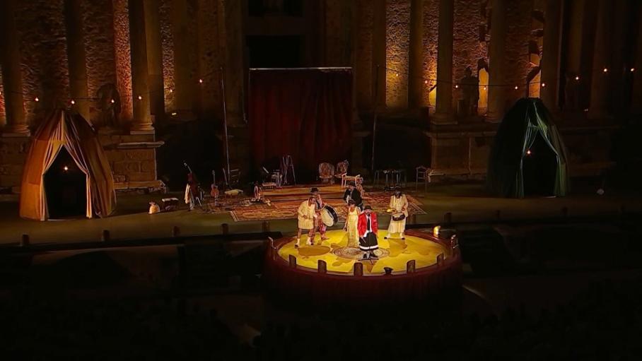Representación de una obra en el Festival Internacional de Teatro Clásico de Mérida en una imagen de archivo
