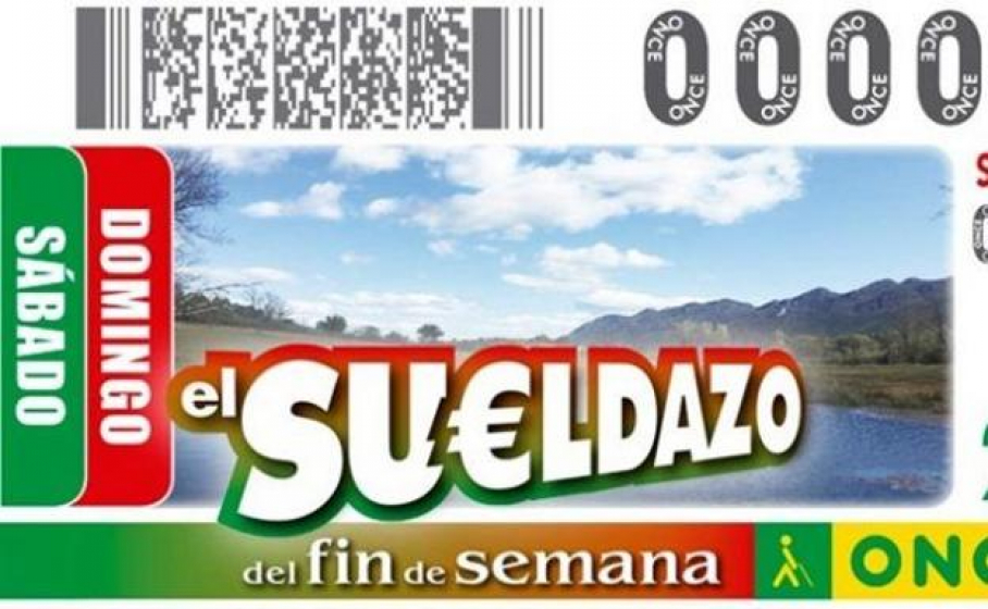 Ejemplo de cupón del Sueldazo de la ONCE
