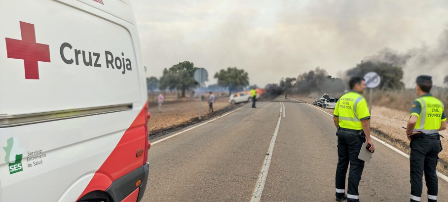 Imagen del incendio