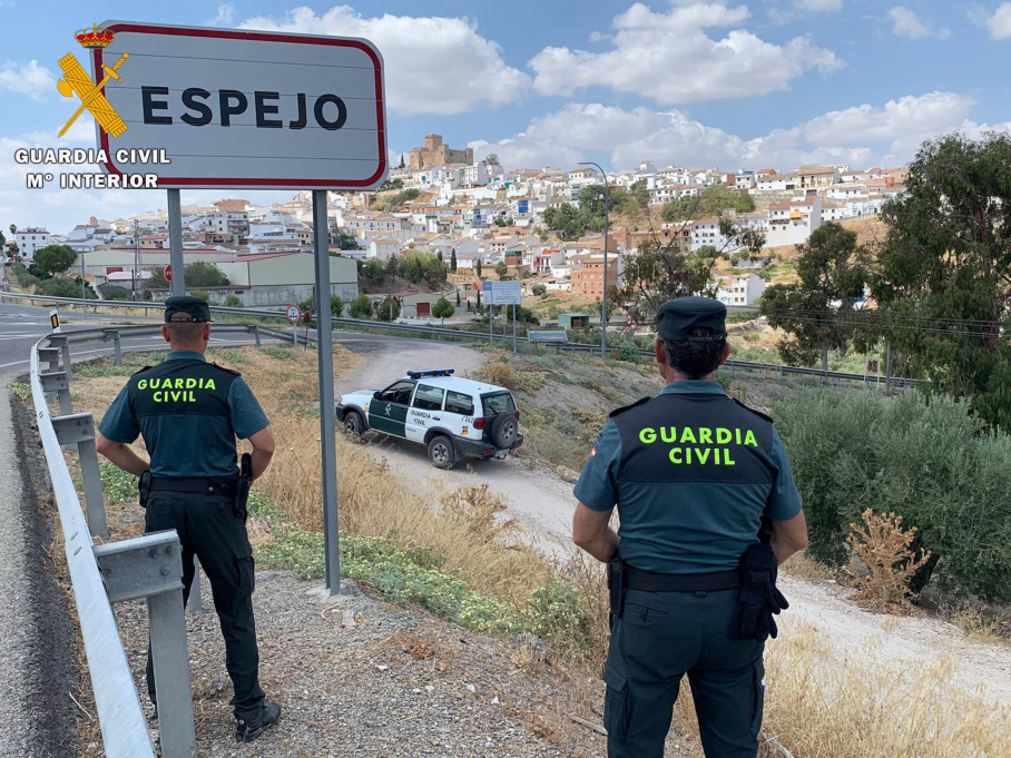 Guardia Civil en Espejo (Córdoba)