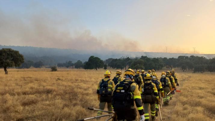 El INFOEX desactiva el nivel 1 en el incendio de Talarrubias