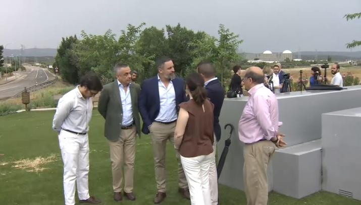 Santiago Abascal en Almaraz