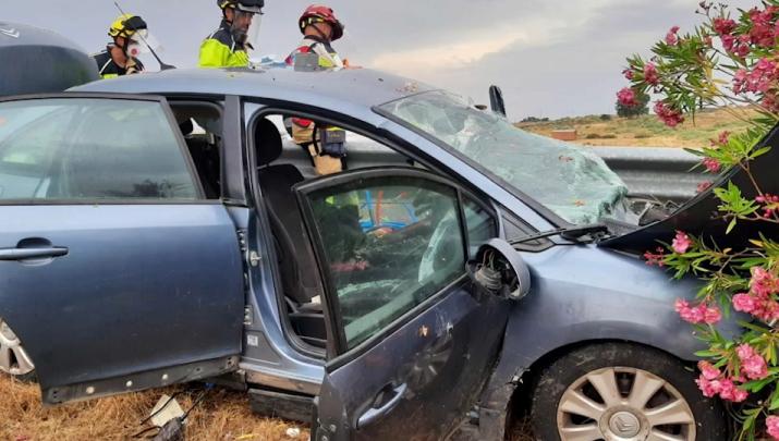 Accidente en la EX-A1