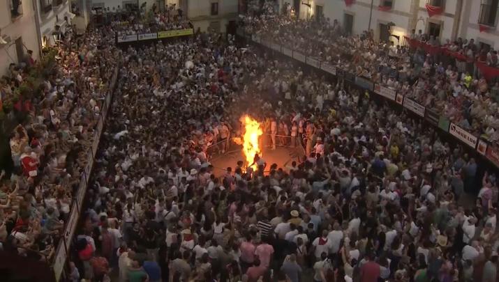 Quema del capazo en Coria