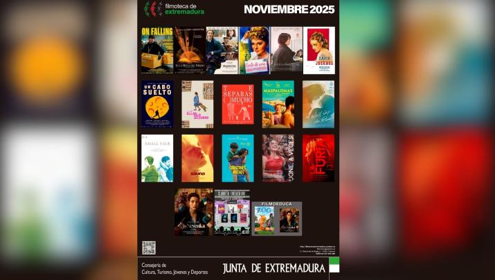 Programación de la Filmoteca de Extremadura en noviembre