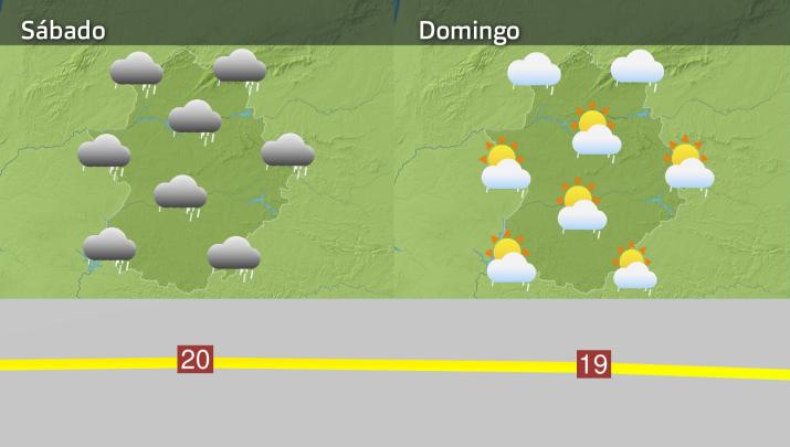 Mapa de previsión de 15 y 16 de noviembre