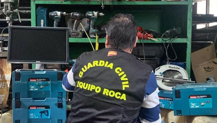 La Guardia Civil recupera parte del material robado