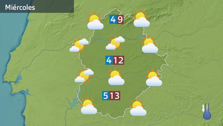 Mapa de previsión del 24 de diciembre