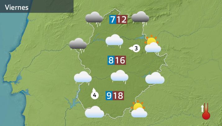Mapa de previsión del 2 de enero