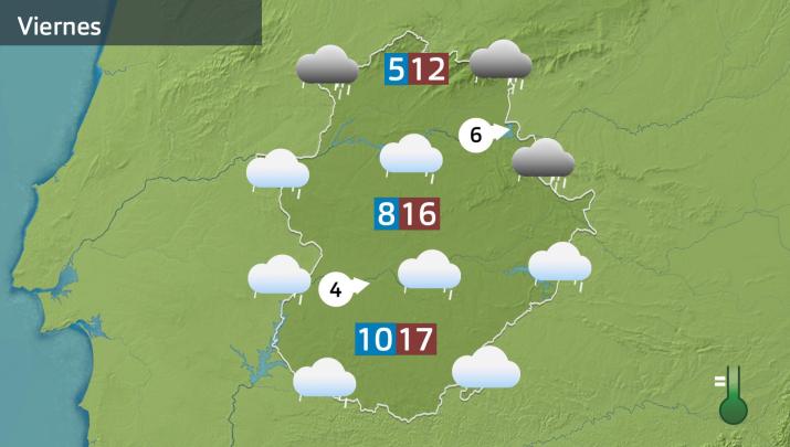 Mapa de previsión del 30 de enero