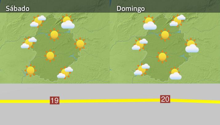 Mapa de previsión del  28 de febrero y 1 de marzo