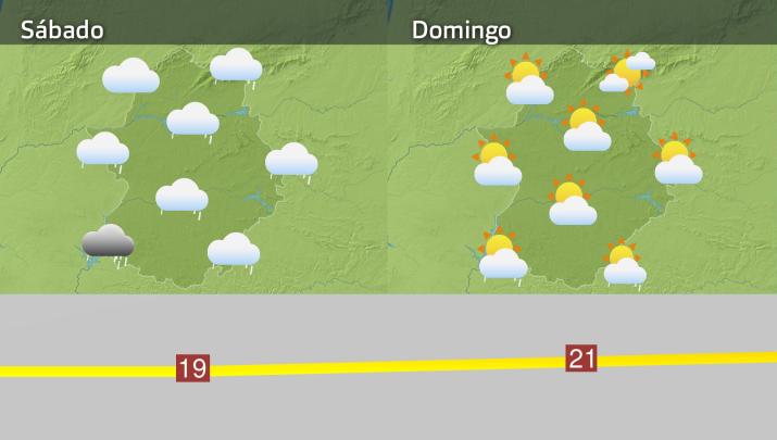 Mapa de previsión del 21 y 22 de marzo