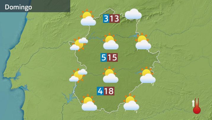 Mapa de previsión del 8 de marzo
