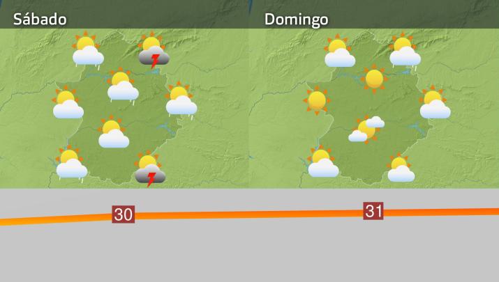 Mapa de previsión del 25 de abril