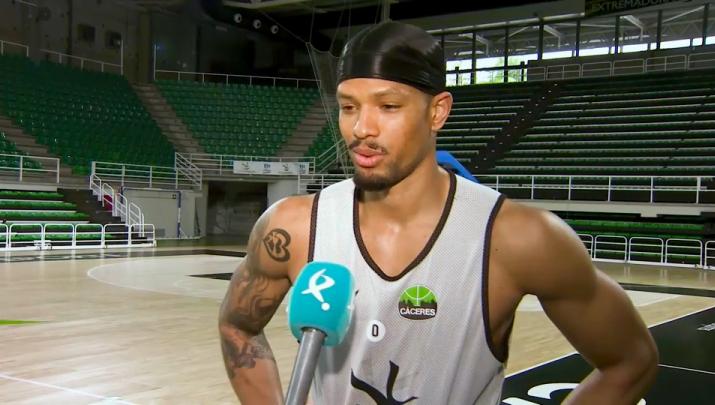 Patrick Lima, jugador del Cáceres Patrimonio