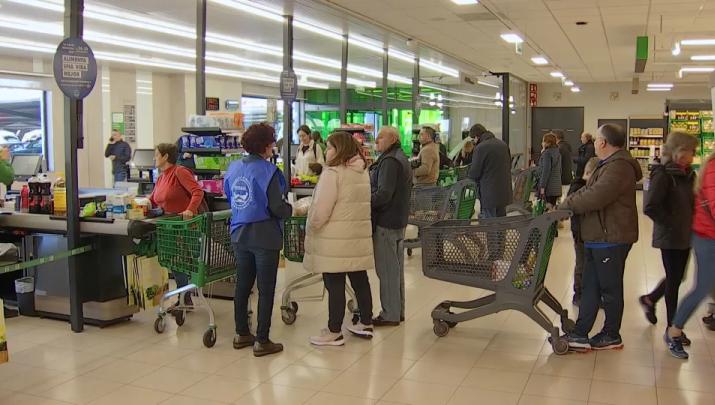 Interior de un Mercadona en Extremadura