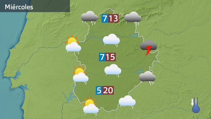 Mapa de previsión del 8 de abril