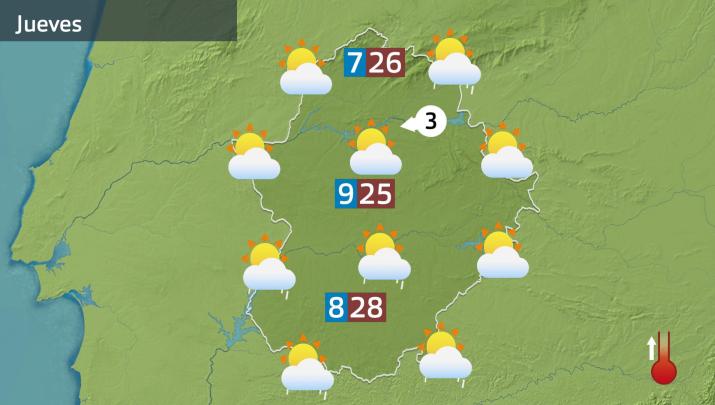 Mapa de previsión del 9 de abril