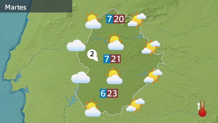 Mapa de previsión del 14 de abril
