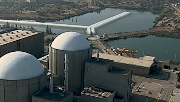 Imagen aérea de la Central Nuclear de Almaraz